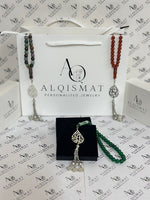 Aqeeq Arabic Drop-Shape Misbaha