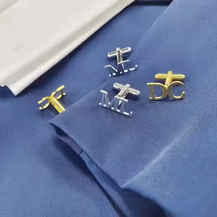 Personalized Double-Letter Cufflink