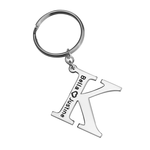 Personalized Initial key-chain with Engraved Name