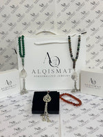 Personalized Arabic Drop-Shape Misbaha