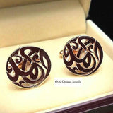Personalized Arabic Name Calligraphy Cufflinks