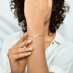 Arabic name bracelet in 925 sterling silver with multiple font styles