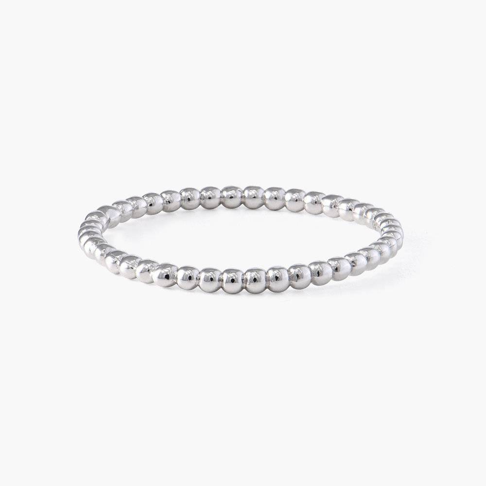 Sterling Silver bead ring