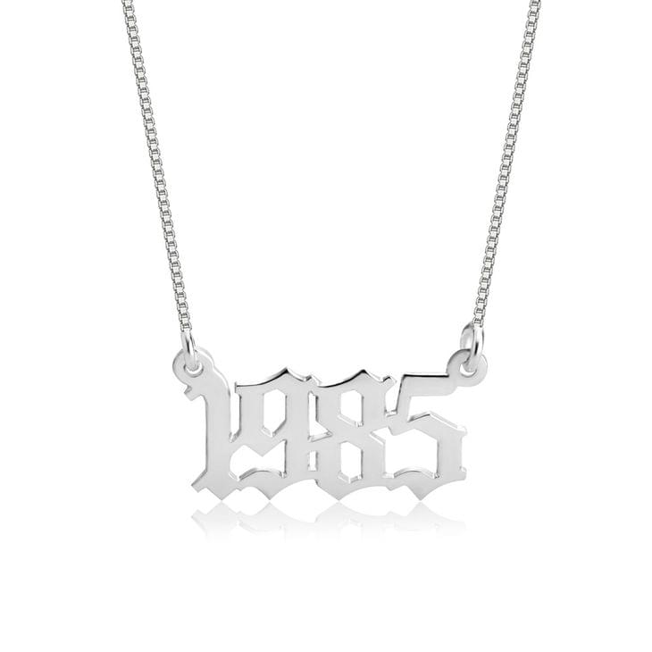 Year Name Necklace