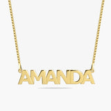 Capital Letter Name Necklace