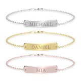 Classic Name Bar Bracelet