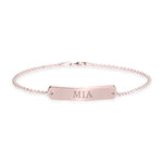 Classic Name Bar Bracelet