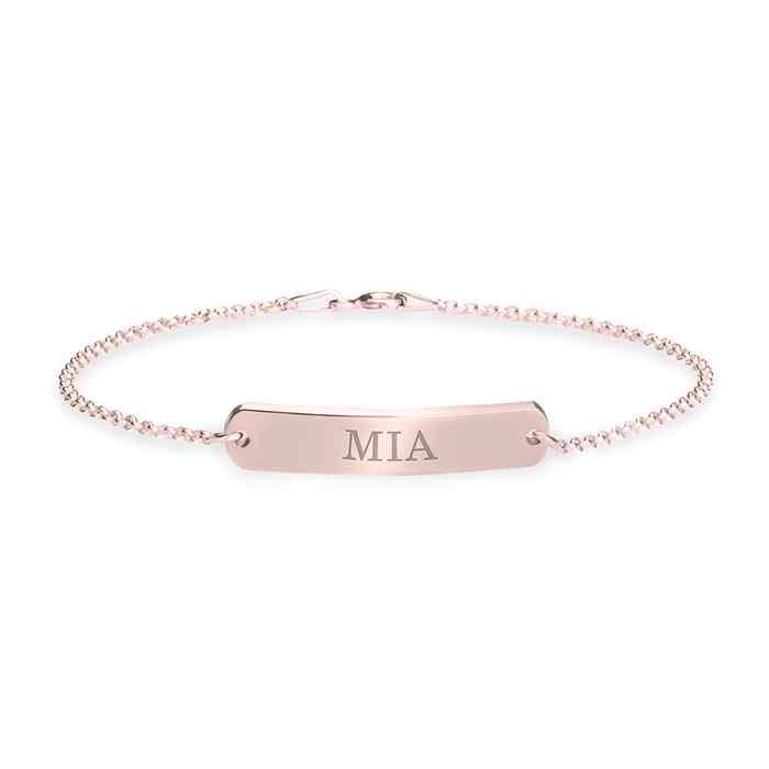 Classic Name Bar Bracelet