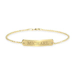 Classic Name Bar Bracelet