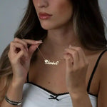 Crown Name Necklace