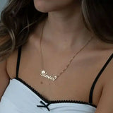 Crown Name Necklace