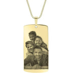 Dog Tag Picture Necklace
