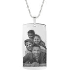 Dog Tag Picture Necklace
