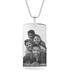 Dog Tag Picture Necklace
