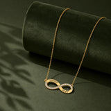 Endless Infinity Name Necklace with Diamond