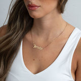 Old English Name Necklace