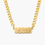 THICK CHAIN NAME Necklace