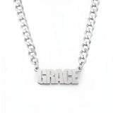 THICK CHAIN NAME Necklace