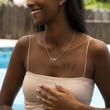 English Dainty Name Necklace