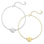 Engraved Initial Anklet