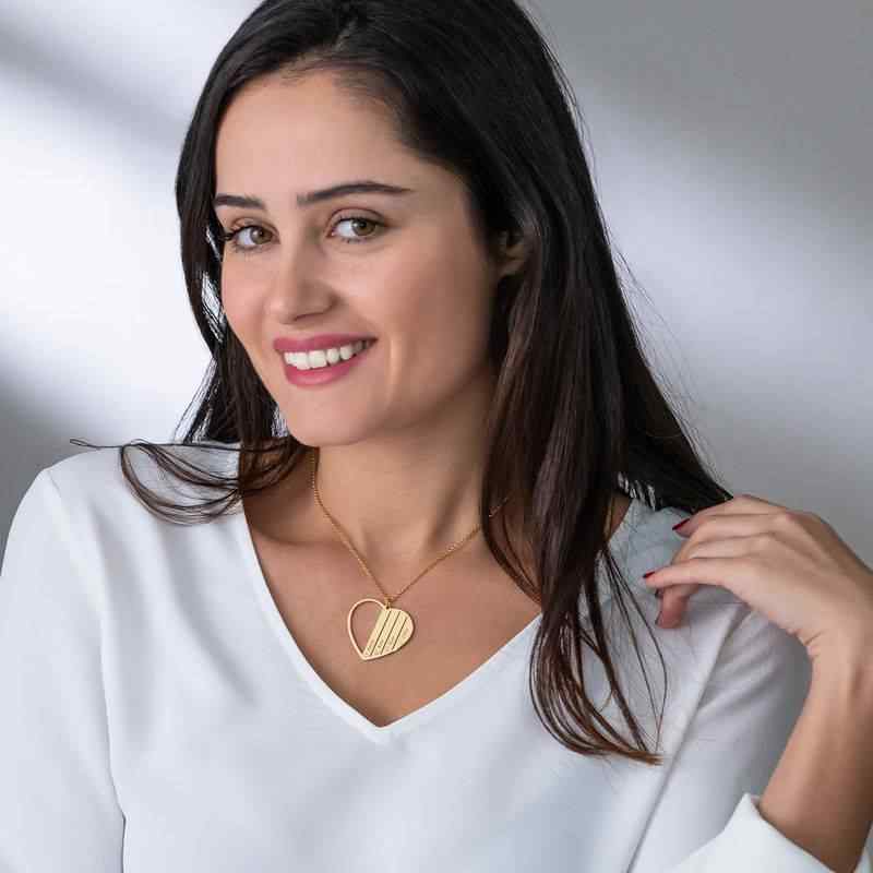 Heart Necklace Upto 4 Names & Diamonds