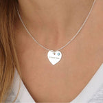 Personalized Heart Pendant with birthstone