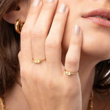 Engraved Heart Signet Ring.