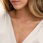 Heart Necklace with Two Names