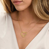 Heart Necklace with Two Names