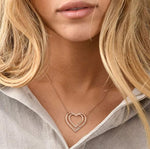 Heart Necklace with Two Names