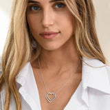Heart Necklace with Two Names