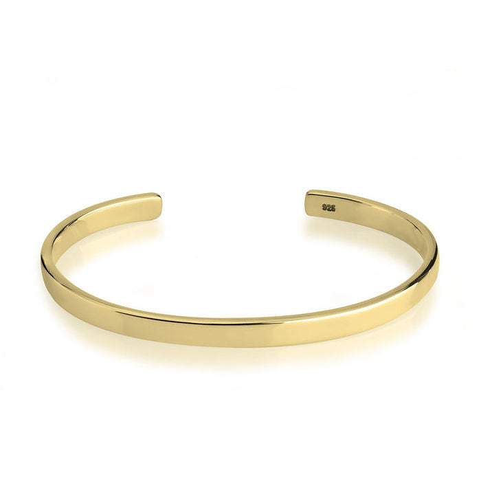 Gold hidden message bracelet