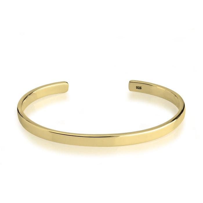 Gold hidden message bracelet