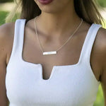 Horizontal Bar Necklace

