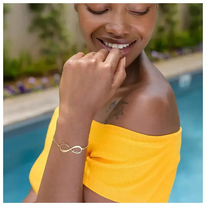 Infinity Bracelet with Two Names