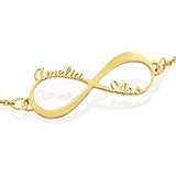 Infinity Bracelet with Two Names