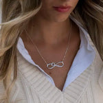 Infinity Heart Name Necklace.