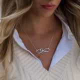 Infinity Heart Name Necklace.