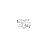 Infinity Heart two Name Necklace