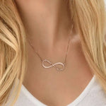 Infinity Necklace with Two Names