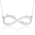 Infinity Necklace with Two Names