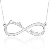 Infinity Necklace with Two Names