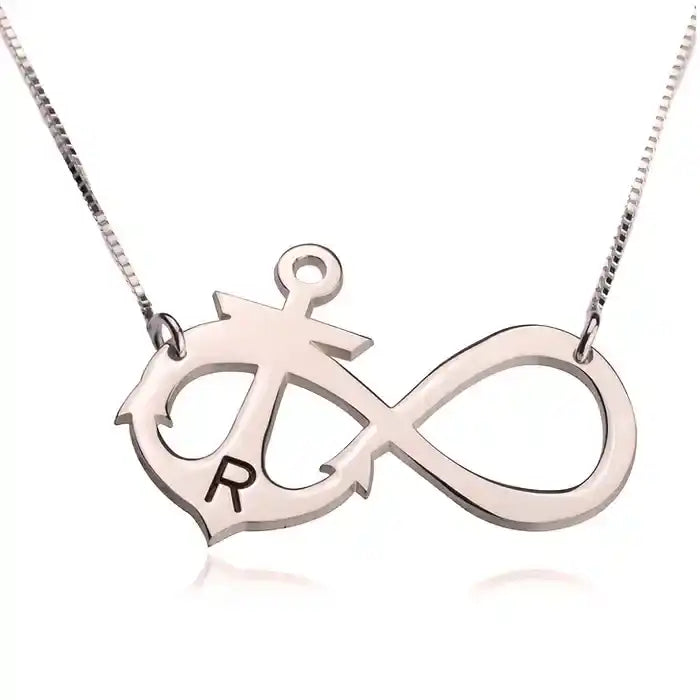 Rose Gold necklace with an infinity symbol