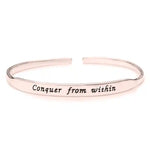 Inspirational Engraved Bangle