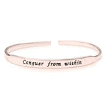Inspirational Engraved Bangle