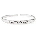 Inspirational Engraved Bangle
