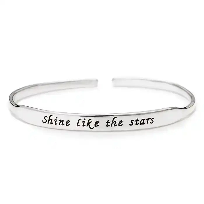 Inspirational Engraved Bangle