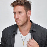 Personalized 3D Bar Name Necklace for Men