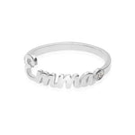 Personalized Name Ring With Birthstone