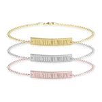 Personalized Roman Number Bracelet